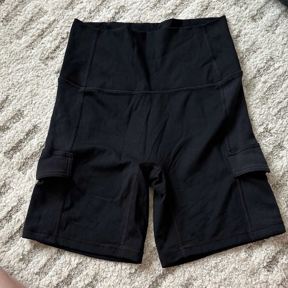 Aerie Black Bike Shorts